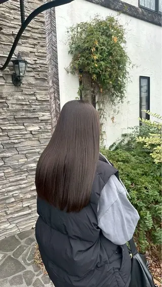 カラー ルプラボウ ふくい きなりのヘアスタイル