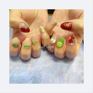 ネイル 自由が丘✳︎奥沢 nail söpöのネイルデザイン