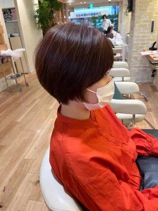 ショート ⬛️⬜️髪質改善⬛️ ⬜️藤川慎太郎のヘアスタイル
