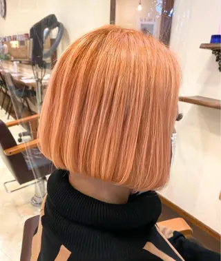 ミディアム カラー 中川 茜里のヘアスタイル