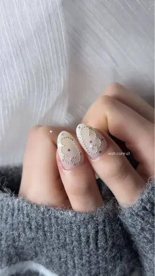 ネイル GRANDE大須 Cecil💜のネイルデザイン