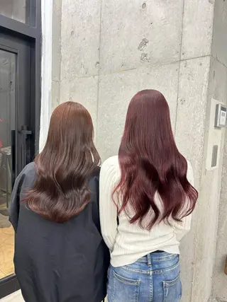 ロング カラー すぐ巻ける縮毛矯正 🍀勝倉　麗のヘアスタイル