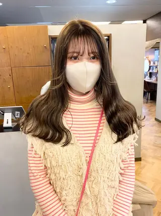 ロング デザインカラー/ボブ ブリーチカラー/ユリのヘアスタイル