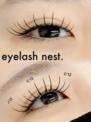 マツエク・マツパ intime内nest.所属・🤍nest. エリ🤍のマツエク・マツパデザイン