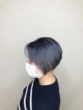 ショート 太白区/白髪ぼかし ハイライト/千葉達人のヘアスタイル