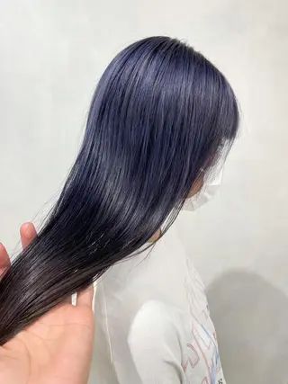 ロング カラー 🔷ダブルカラーハイ トーン🔷櫻井走のヘアスタイル