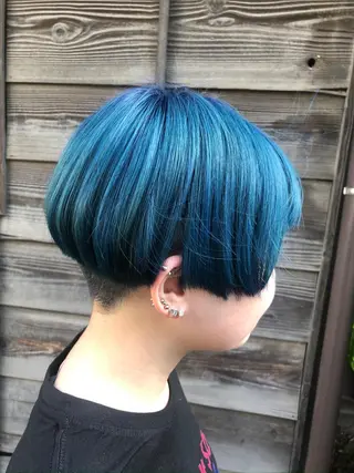 ショート カラー コレットヘアー 田中アヤノのヘアスタイル