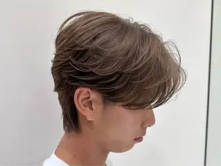 パーマ ヘアアレンジ メンズ 梅田/メンズパーマ /短髪/田中崇奨のヘアスタイル