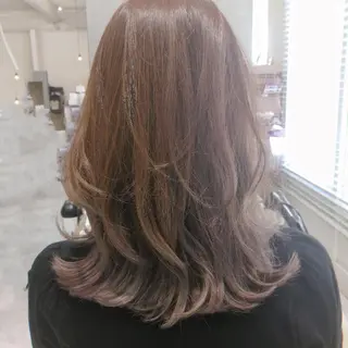ミディアム カラー hase _のヘアスタイル