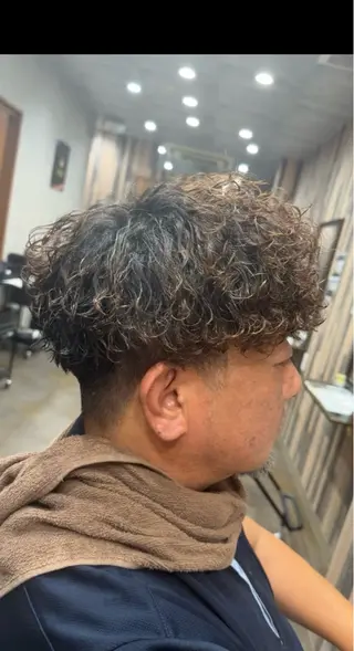 パーマ メンズ 毛流れ/シャドウ 🇰🇷AYATOのヘアスタイル