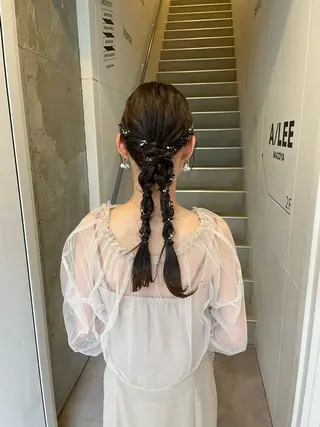ロング ヘアアレンジ 久保田 千尋のヘアスタイル