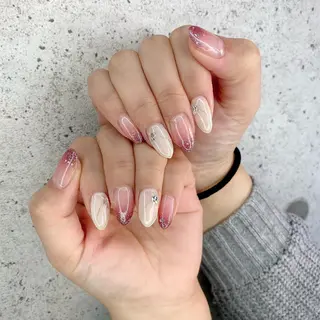 セミロング カラー パーマ ヘアアレンジ メンズ キッズ ネイル マツエク・マツパ Salon Ｋのネイルデザイン