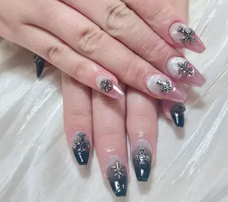 ネイル candy nail 韓国風ワンホンネイルのネイルデザイン