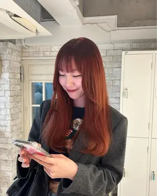 ロング Ogane Mikotoのヘアスタイル