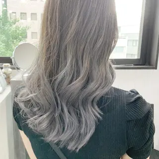 セミロング カラー 北間 寛哉のヘアスタイル