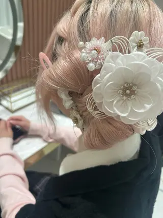 ロング Delight ヘアメイク着付けのヘアスタイル