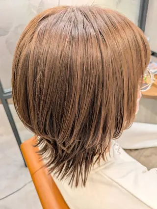 ミディアム カラー カサハラ リホのヘアスタイル