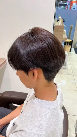 ショート パーマ メンズ 【メンズパーマ✨️ 髪質改善矯正】岩城のヘアスタイル