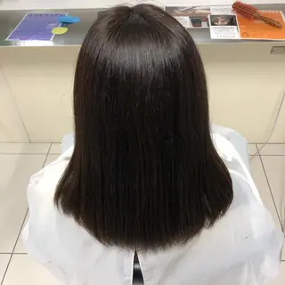 セミロング カラー 髪質改善・白髪ぼかし /お悩み対応カラーのヘアスタイル