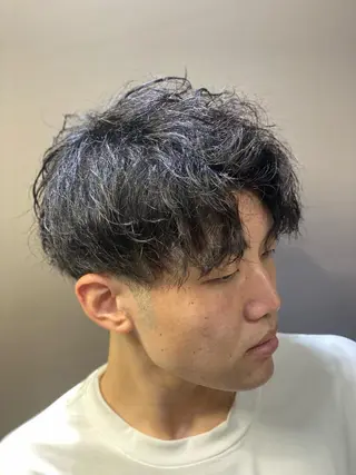 ショート パーマ メンズ ⚡️メンズ特化⚡️ 倉林 隼大のヘアスタイル