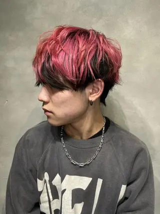 ショート 当日予約OKカット モデル濱川響太のヘアスタイル