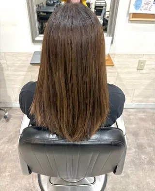 ロング カラー 堀川 希歩のヘアスタイル