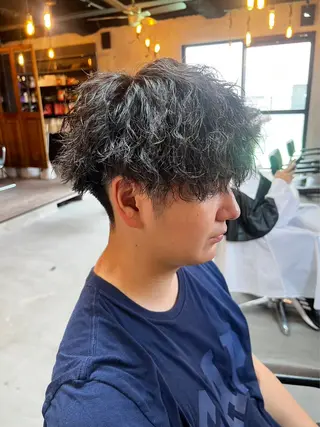 パーマ メンズ 石川 歳也のヘアスタイル