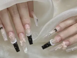 ネイル By moonネイル 🌷ワンホン/韓国風のネイルデザイン