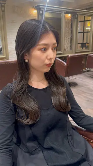 ロング 福島 立也のヘアスタイル