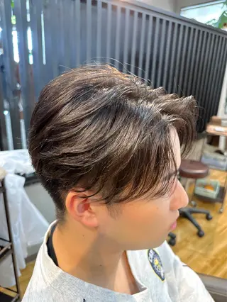 メンズ arika オケシ　リョウダイのヘアスタイル