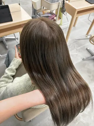 セミロング ♡表参道/透明感 カラー/AOI🪽♡のヘアスタイル