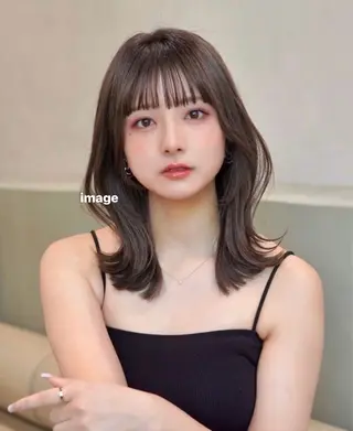 ミディアム 髪質改善ストレート Airi🪽🫧のヘアスタイル