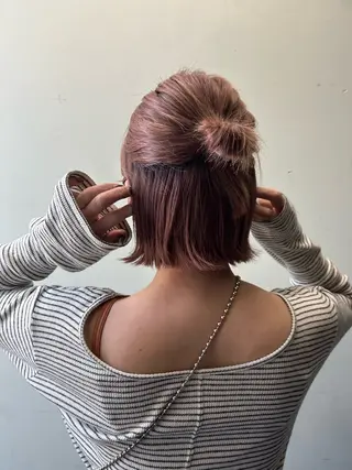 ショート カラー モリ アヤノのヘアスタイル