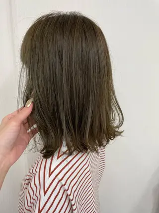 ミディアム カラー RIENS aura / ayu ♡のヘアスタイル