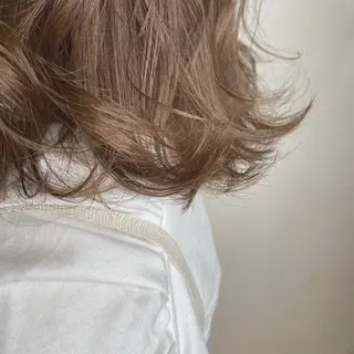 ミディアム カラー ヘアアレンジ マツエク・マツパ 透明感カラー🫧ヘア セット🫧松本菜月の眉毛・アイブロウイメージ