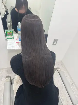 ロング カラー 💎縮毛矯正/透明感 カラー💎椎葉みひろのヘアスタイル