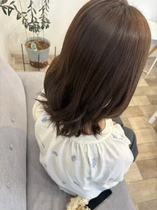 カラー うる艶カラー/韓国風 折戸光希のヘアスタイル