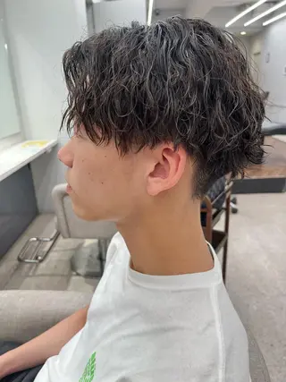 パーマ メンズ 🍐シャドウパーマ メンズ特化/守岡🍐のヘアスタイル