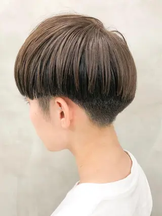 ショート カラー ショート・ボブ 徳竹淳一のヘアスタイル