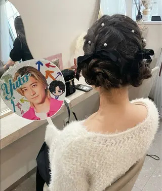 ロング ヘアアレンジ Mila chihiroのヘアスタイル