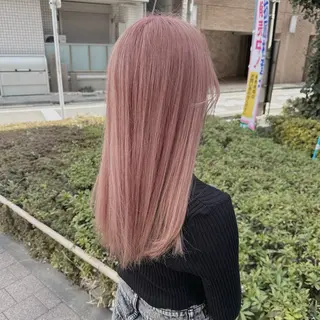 ロング カラー ウルフカットマスター みつきのヘアスタイル