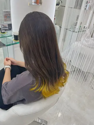 ロング カラー 山森 大地のヘアスタイル
