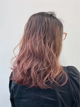 ミディアム カラー Unami MIHA☘️*゜のヘアスタイル