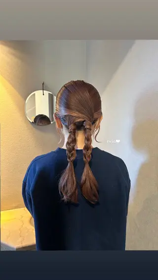 ヘアアレンジ 久保 璃々花のヘアスタイル