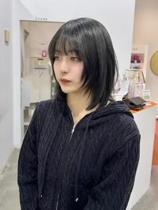 ミディアム 韓国ヘア/レイヤー /髪質改善🦋イブキのヘアスタイル