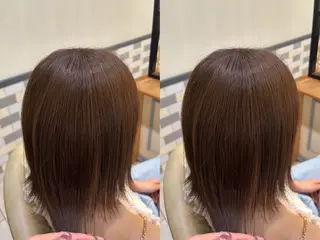 ミディアム カラー 古屋 澪　艶髪カラー✨のヘアスタイル