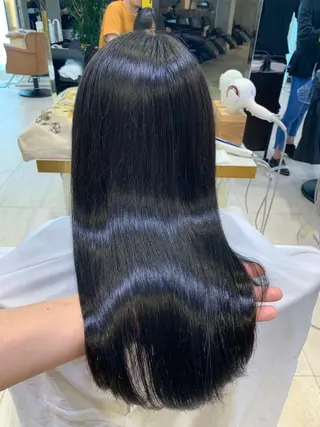 ロング カラー 渋谷レイヤーカット❌ 縮毛矯正専門/武田涼のヘアスタイル