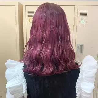 セミロング カラー ヘアアレンジ 代表🎀 ふわモテ愛 され髪🩷yumiのヘアスタイル