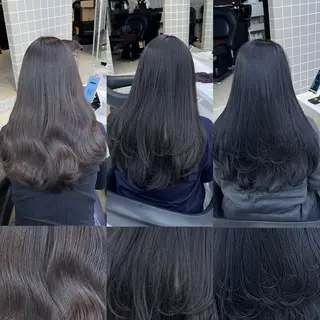 ロング 寒色＆ブリーチ特化 寒色MiOのヘアスタイル