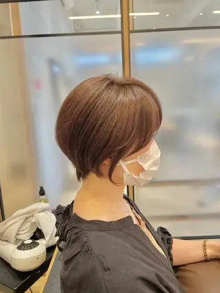 ショート シノハラ ガクト ショート/白髪ぼかしのヘアスタイル